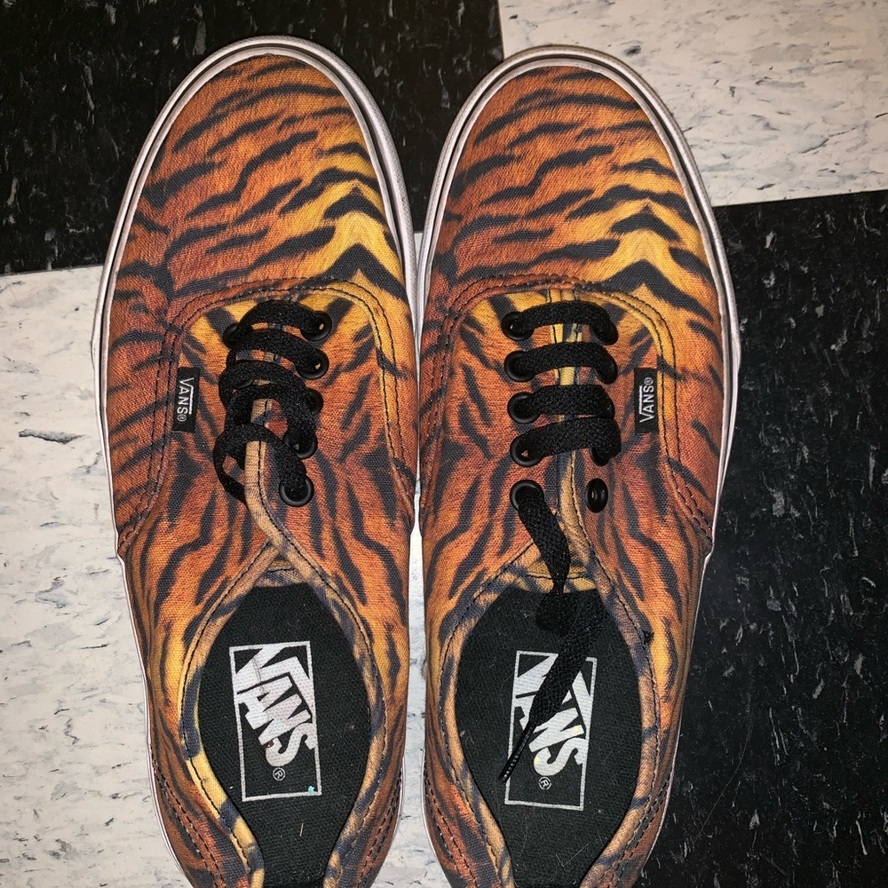 Tiger stripe Vans